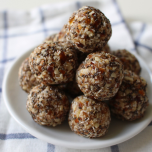 no bake coconut maca energy balls