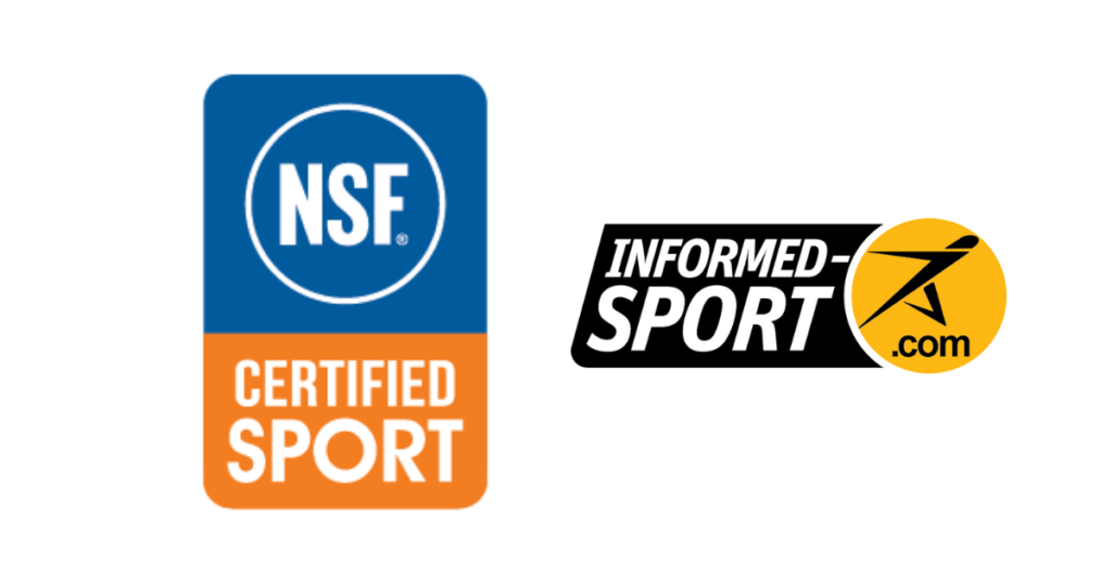 NSF Certified Sport and Informed-Choice Sport logos.